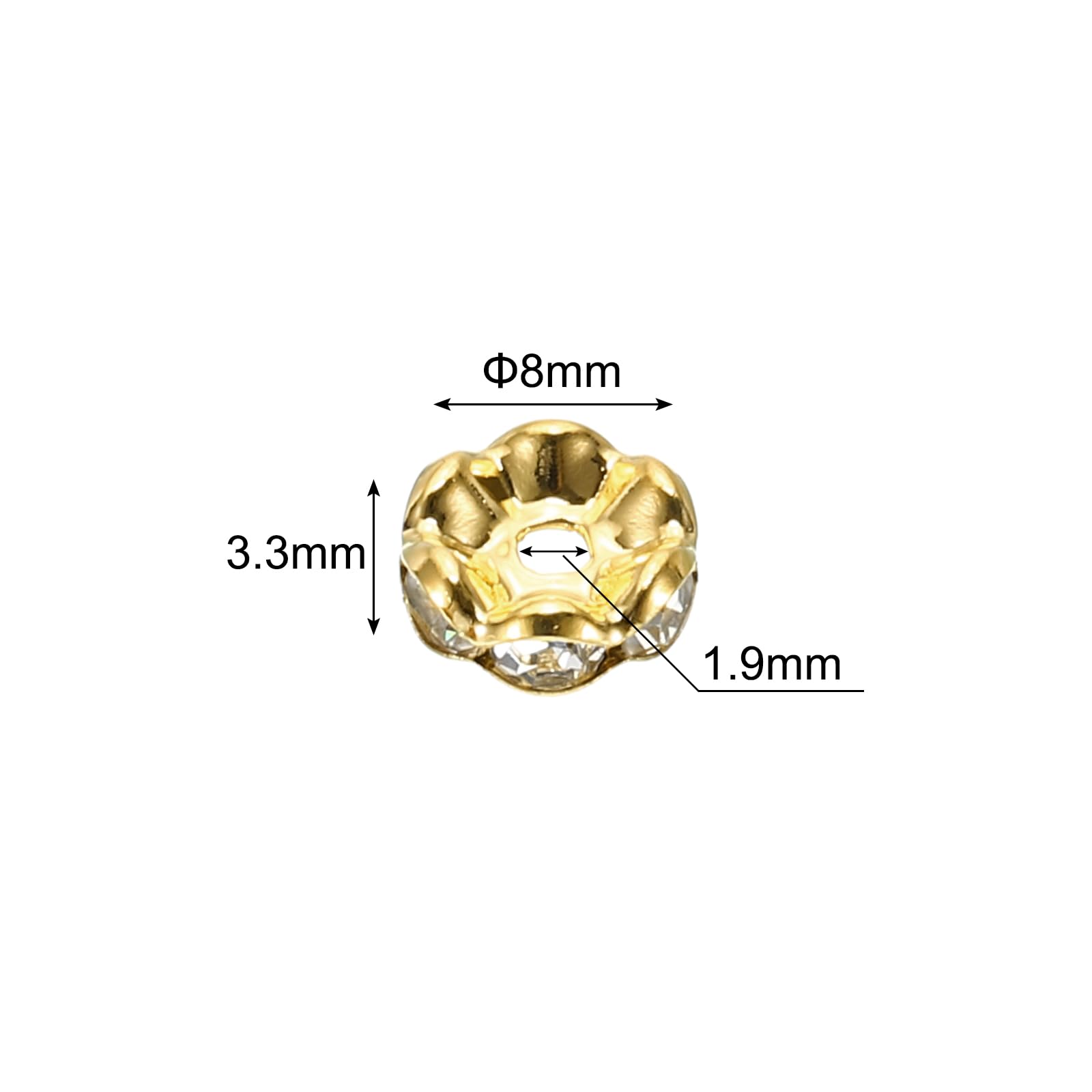 PATIKIL 8mm Spacer Beads - Image 2