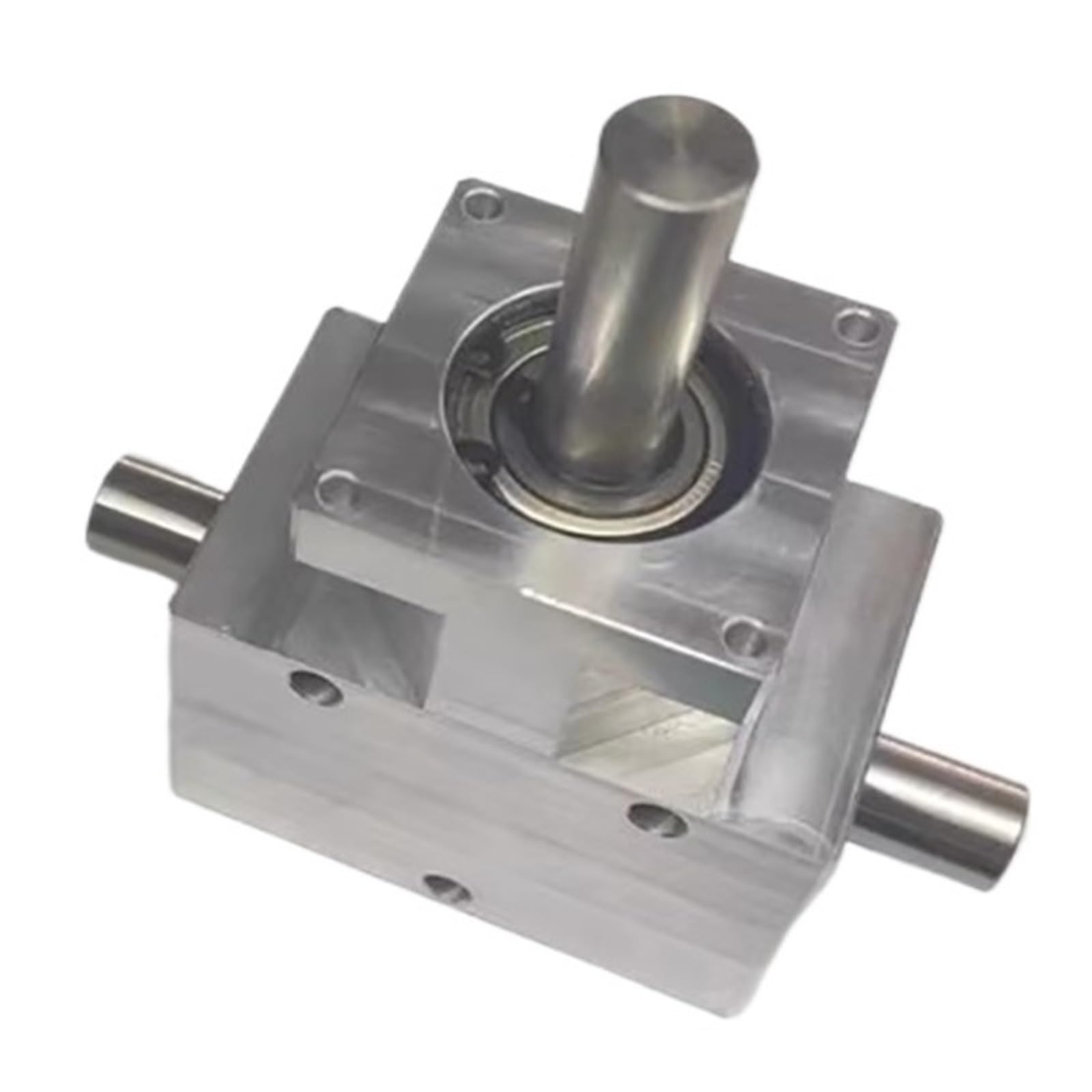 Commutatore a ingranaggi conici a spirale piccola, albero di uscita coassiale doppio da 12 mm, rapporto di velocità 1:1, gruppo di velocità differenziale a 90° Per applicazioni meccaniche fai da te