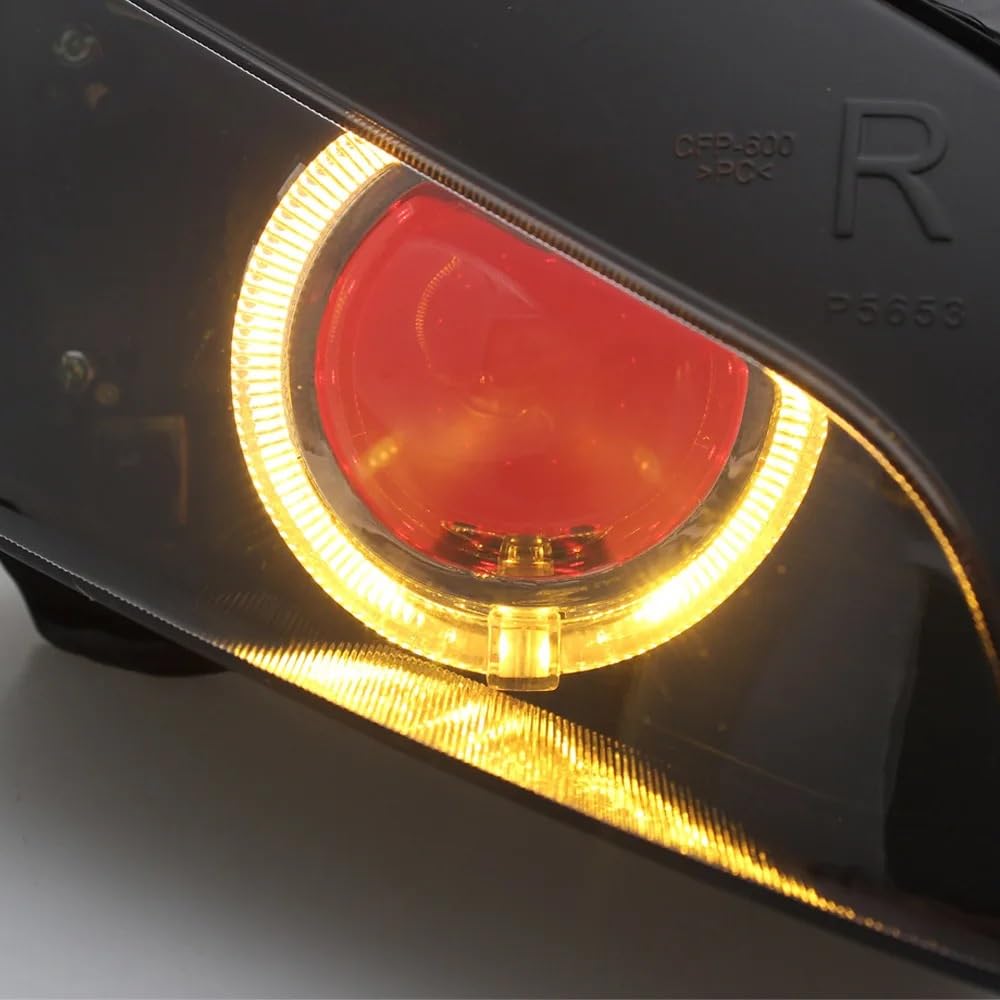 Dirt Bike Reflektor Motocykl Head Light Pasuje do CBR 600RR 2003-2006 reflektor LED motocyklowy Angel Eyes HID Hi/Lo Beam montaż reflektora