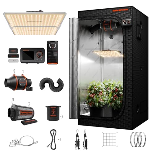 Spider Farmer 3x3 Complete Grow Tent Kit SF2000Pro 200W Full...