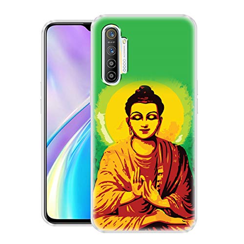 Image of Fashionury inchLord Buddha Printed Soft Back Cover Case for Realme XT /Designer Back Cover for Realme Xt