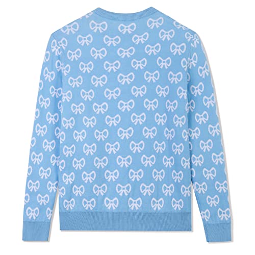 Image of BOBOYOYO Girls Cute Cardigan Cotton Girls Button Up Sweater Knit Jacket | Long Sleeve Crew Neck Kawaii Clothes for Casual School Wear