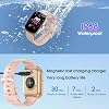 Smart Watch for Men Women, 1.95HD Smartwatch (Dial/Answer Calls), Heart Rate/Sleep Monitor Fitness Smartwatch, Curved Screen Watches, 112+ Sports Modes Activity Trackers,IP68 Waterproof, Pink