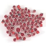 Hand made in Portland, OR, from Uroboros, Spectrum, and Oceanside COE 96 glass and compatible with other COE 96 glasses. One Half Ounce (between 40 and 90 slices, depending on avg. diameter of batch) Murrine diameter varies between 3mm and 10mm Fuse-...