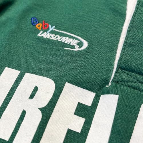 Irish Baby Boys Rugby T-Shirt 100% Cotton Green Ireland Rugby Star in Training4