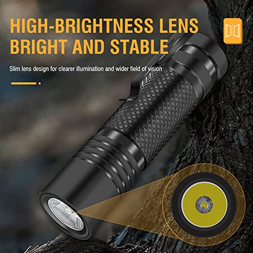 Windfire Rechargeable Flashlight, Powerful Small Handheld Flashlight, 800 Lumen 5 Modes Super Bright Tactical Flashlight With Clip, Ipx4 Waterproof Pocket-Size Flash Light For Camping Gear, Emergency #TOP1