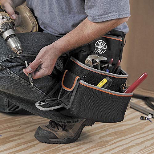 image for Klein Tools 55429 Tradesman Pro Electrician's Padded Tool Belt and Too
