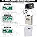 Mailbox Alarm, Briidea 500ft Wireless Mailbox Alert with LED Light Flashing and Sound Reminders