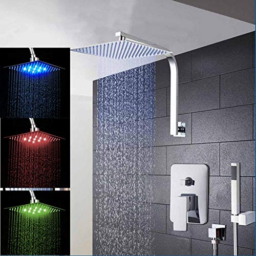 Robinet de bain et de douche en chrome poli pour salle de bain