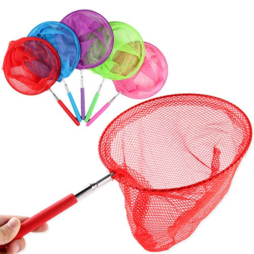 Rede telescópica de borboletas, Romacci Borboletas telescópicas Insetos mosquiteiros pequenos peixes