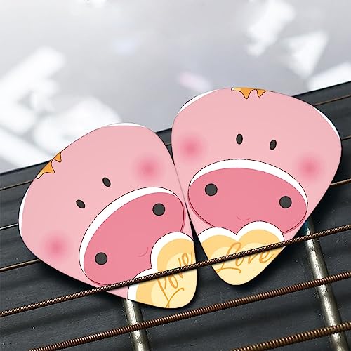 Lovely Pig Lot de 12 médiators tendance et durables pour guitare électrique, ukulélé - Les Beatles, Paul McCartney, John Lennon, RIngo Starr, George Harrison Lovely Pig Lot de 12 médiators tendance et durables pour guitare électrique, ukulélé – Image 8