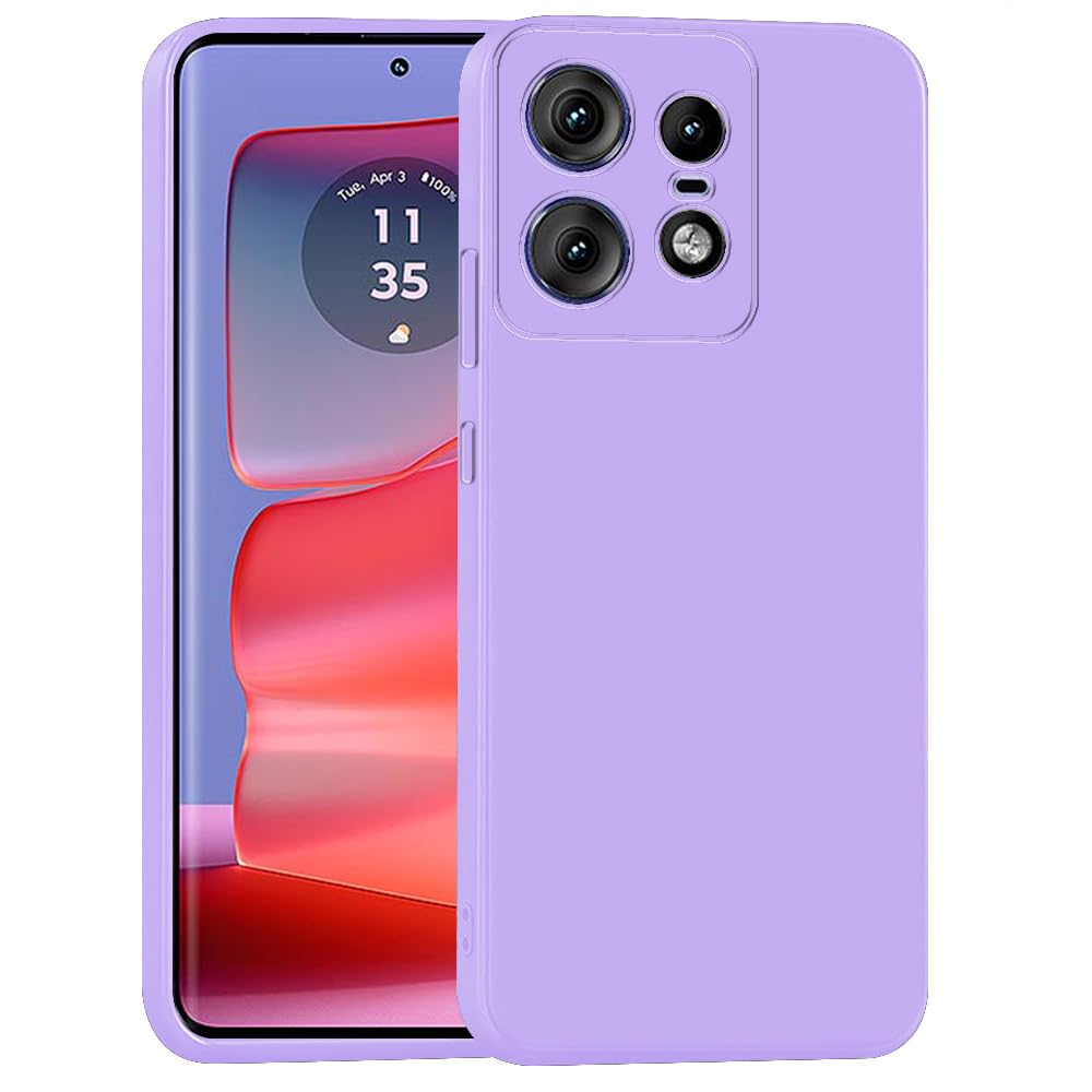 amazon basics Mobile Cover for Motorola Moto Edge 50 Pro 5G | Full Camera Protection | Premium Liquid Silicon Case | Flexible Bumper Case for Motorola Moto Edge 50 Pro 5G (Purple) (B0D5WGR9DZ) Amazon Price History, Amazon Price Tracker