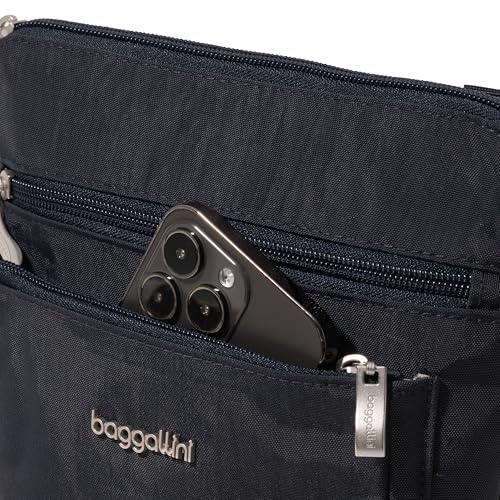 Image of Baggallini Pocket Crossbody Bags for Women 8x8 Small Lightweight Durable Water-resistant Travel Purse W /Rfid