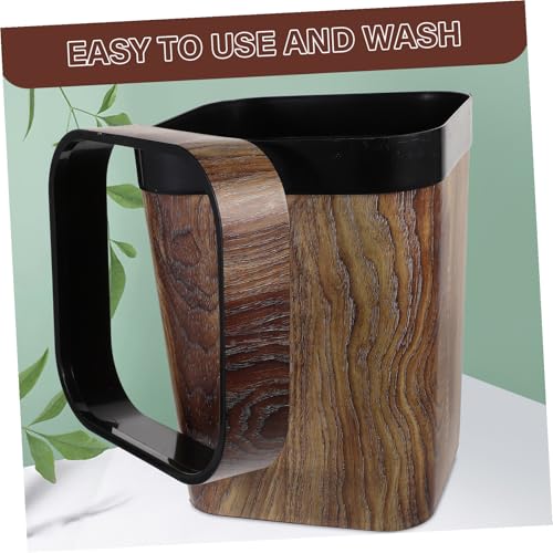 Caneca de basura cuadrada de plástico 5.5 galones miniatura 4
