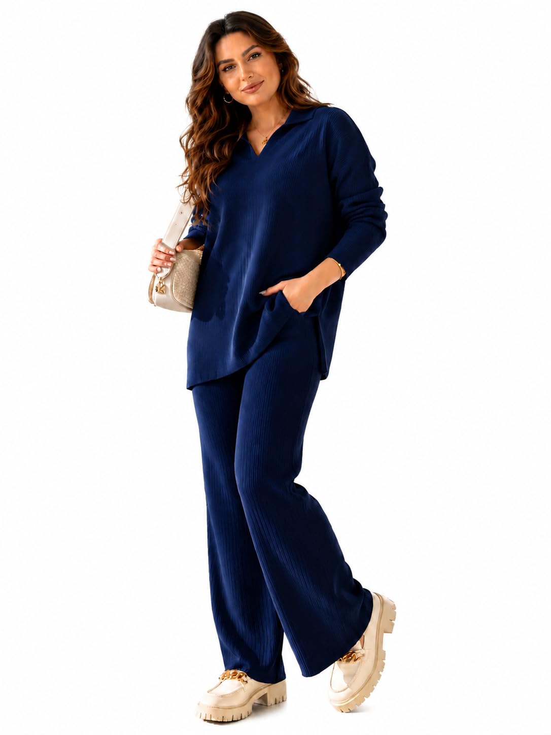 Women's Premium Co-ord Set, Comfortable Lounge Wear-picture-44