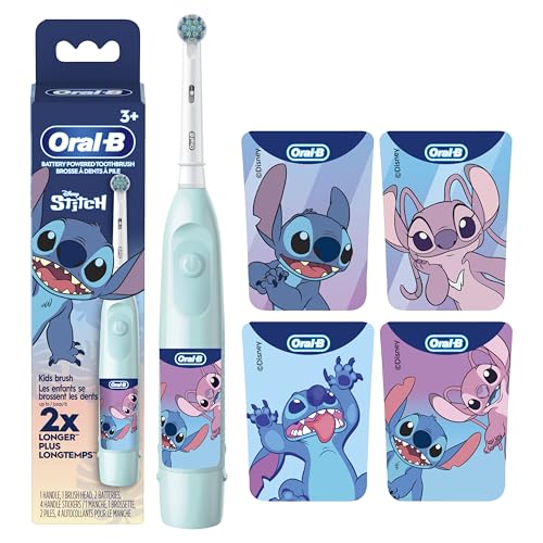 Oral-B Brosse à dents électrique à piles pour enfants à partir de 3 ans, poils extra doux