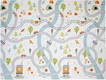 Nuby Foldable Reversible Play Mat - Easy Clean | Reversible | Waterproof | Suitable from Birth | 147 x 195 cm (Road)
