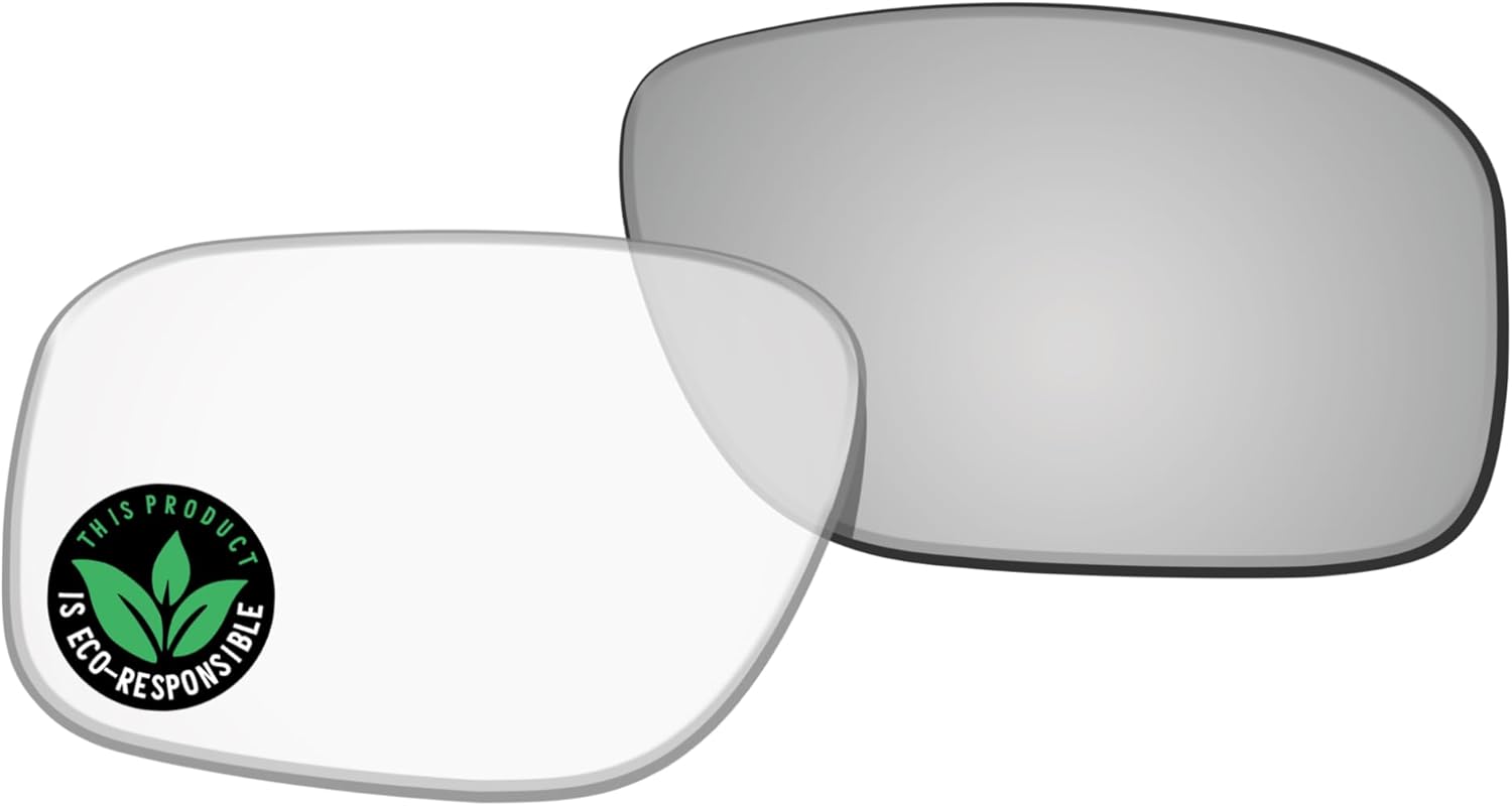 Raydi Impact-Resistant Polycarbonate Replacement Lenses Compatible with Ray-Ban Meta Wayfarer RW4006 50mm - Sunglass Lenses - Photochromic Clear - Non-Polarized