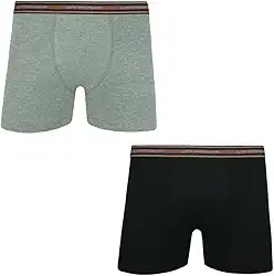 Kit 2 Cuecas Boxer, Lupo, Masculino
