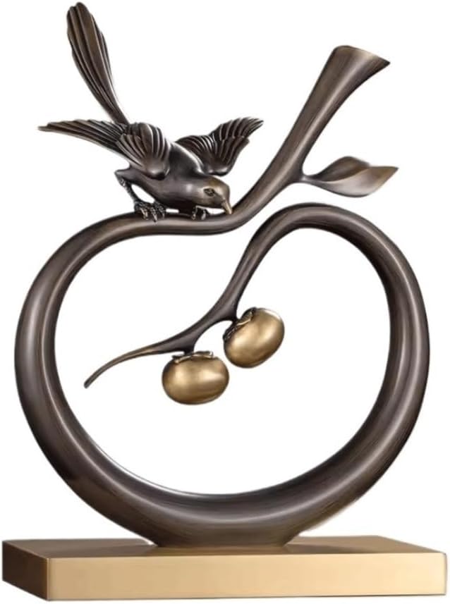 Ornaments, Light Luxury High-end Copper Ornaments Home Foyer Decorations Office,Room Decor