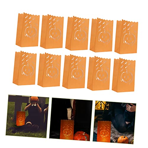 Velas de Calabaza con Bolsas Resistentes y Duraderas 5