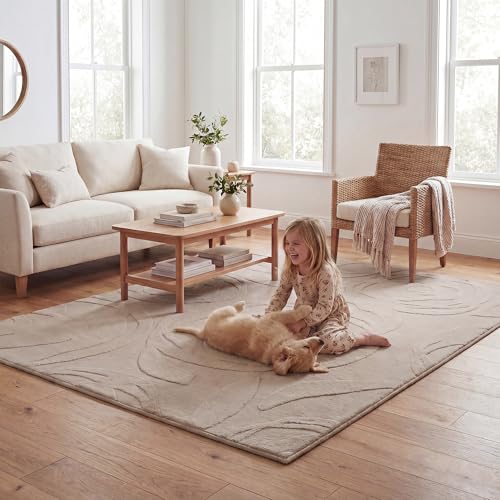 Image of 1.3 inch Thick Baby Play Mat 59x79 Plush Foam Mats for Baby (Brown) | Padded Memory Foam Waterproof Non-Slip Easy Care 100% Baby-Safe Materials, Tummy Time Crawling Playroom Living Room Nursery
