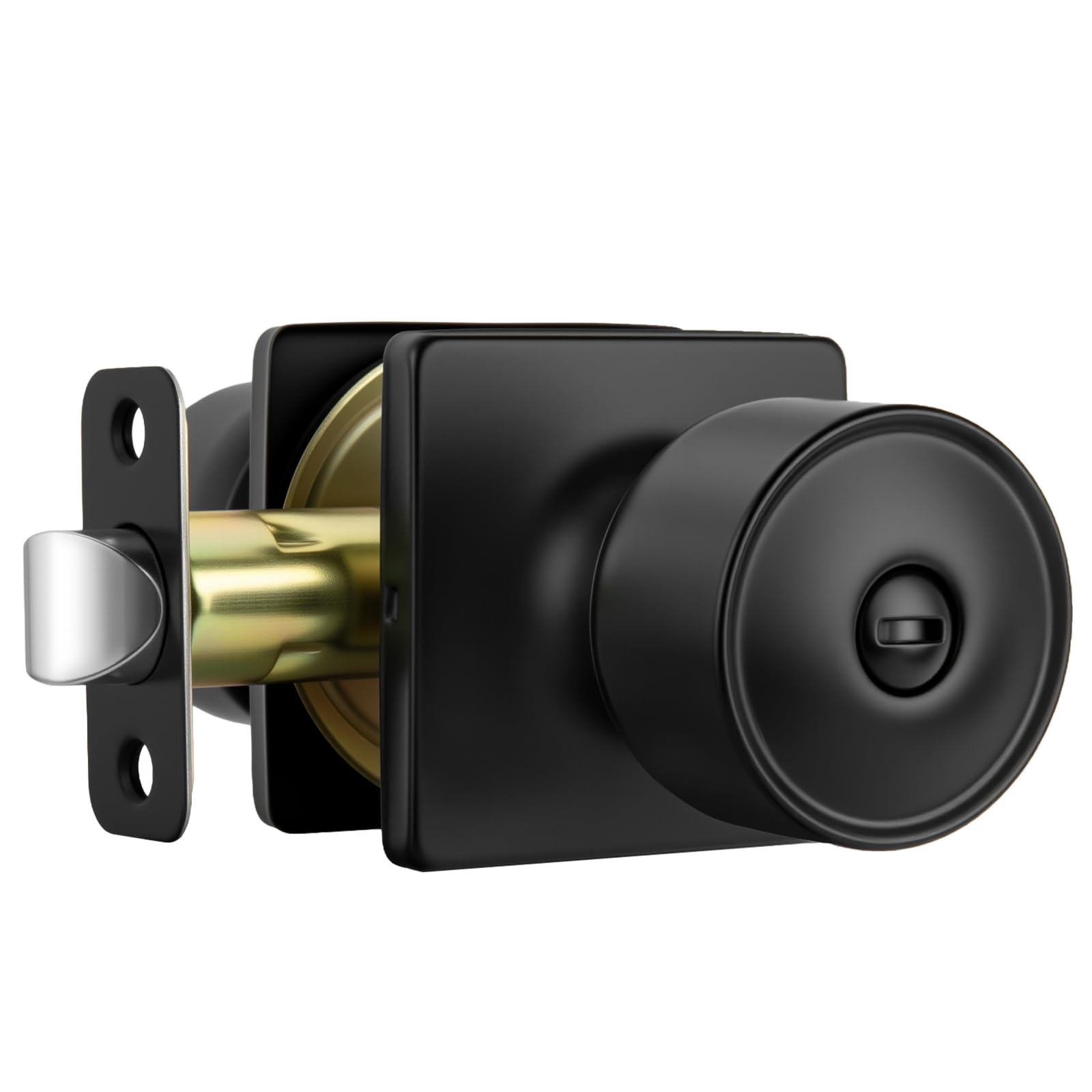 Goldenwarm Matte Black Door Knobs - 10 Pack -11