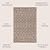 JONATHAN Y SMB108D-5 Ourika Moroccan Geometric Textured Weave Indoor Outdoor -Area Rug, Bohemian, Rustic, Scandinavian Easy-Cleaning,Bedroom,Kitchen,Backyard,Patio,Non Shedding, Natural/Black, 5 X 8
