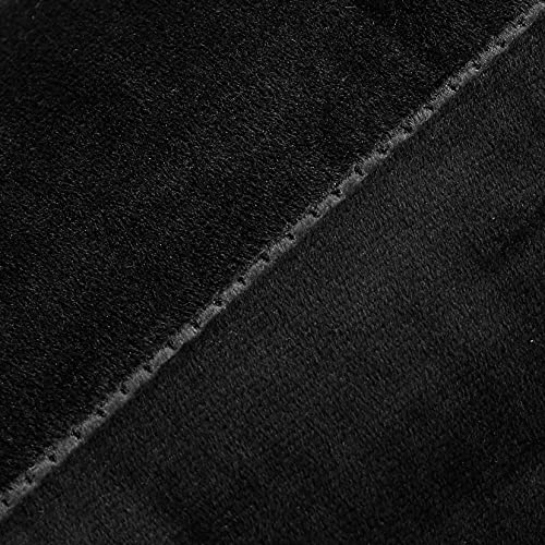 NiNi ALL Decorative Throw Pillow Covers Pack of 2, Velvet Throw Pillow Cases for Couch Pillows Cover Bedroom Living Room Outdoor, Pillow Covers 18x18 Inch Black - Image 6