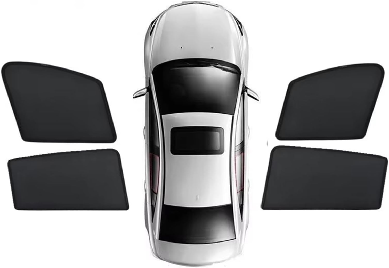 Side Window Shade For Denza B8 For Fang For Cheng For Bao 8 For Leopard 8 2025 2024 2026 Car Mesh Sun Visor Magnetic Window Shades(4pcs Front Rear)