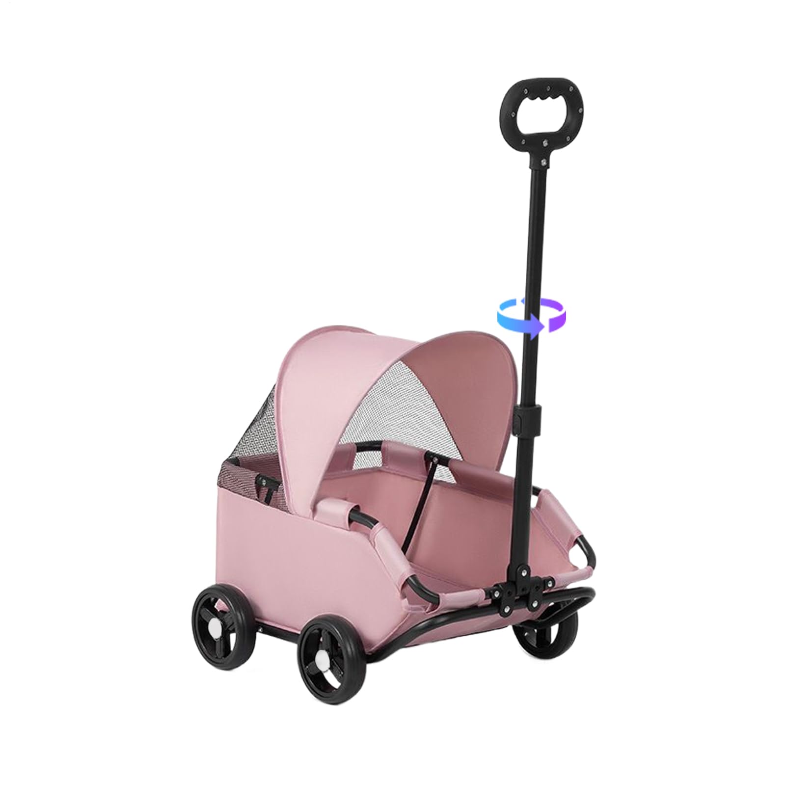 Passeggino per Gatti Trasportino Ventilato per | Carrozzina per cagnolini All'aperto, viaggio, passeggiate, visite veterinarie, , centro commerciale, cortile, spiaggia