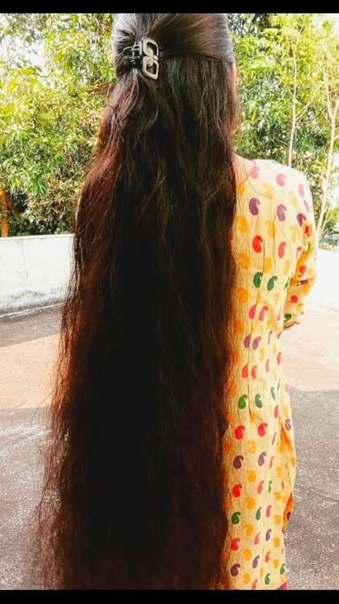 40-Inch Wavy Curly Hair Extensions, Matte Brown
