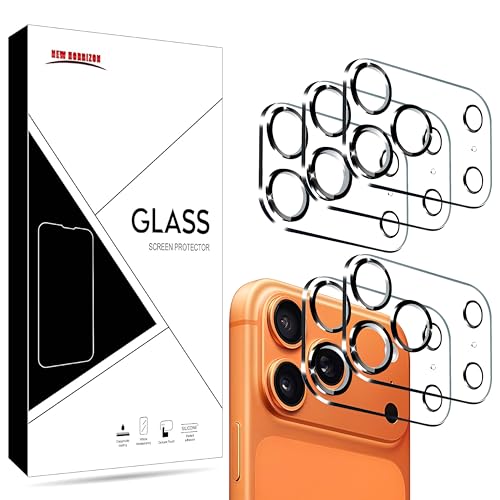 New Horrizon 5 Pack Camera Lens Protector for iPhone 17 Pro (6.3-Inch) 9H Tempered Glass [LifetimeSupport][Case-Friendly][Anti-Scratch][Does Not Affect Night Shots]