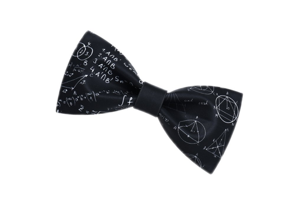 Wsysnl Einstein Printing Hand Made Bow Tie