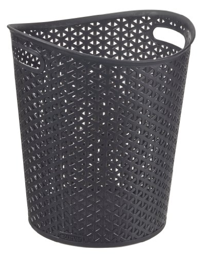 CURVER My Style 00714-210-00 Waste Paper Bin, 12 Litre, Dark Brown CURVER My Style 00714-210-00 Waste Paper Bin, 12 Litre, Dark Brown