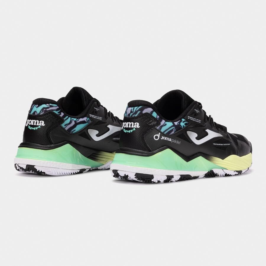 Joma SPIN 2501 Hombre Negro Tenis/Padel