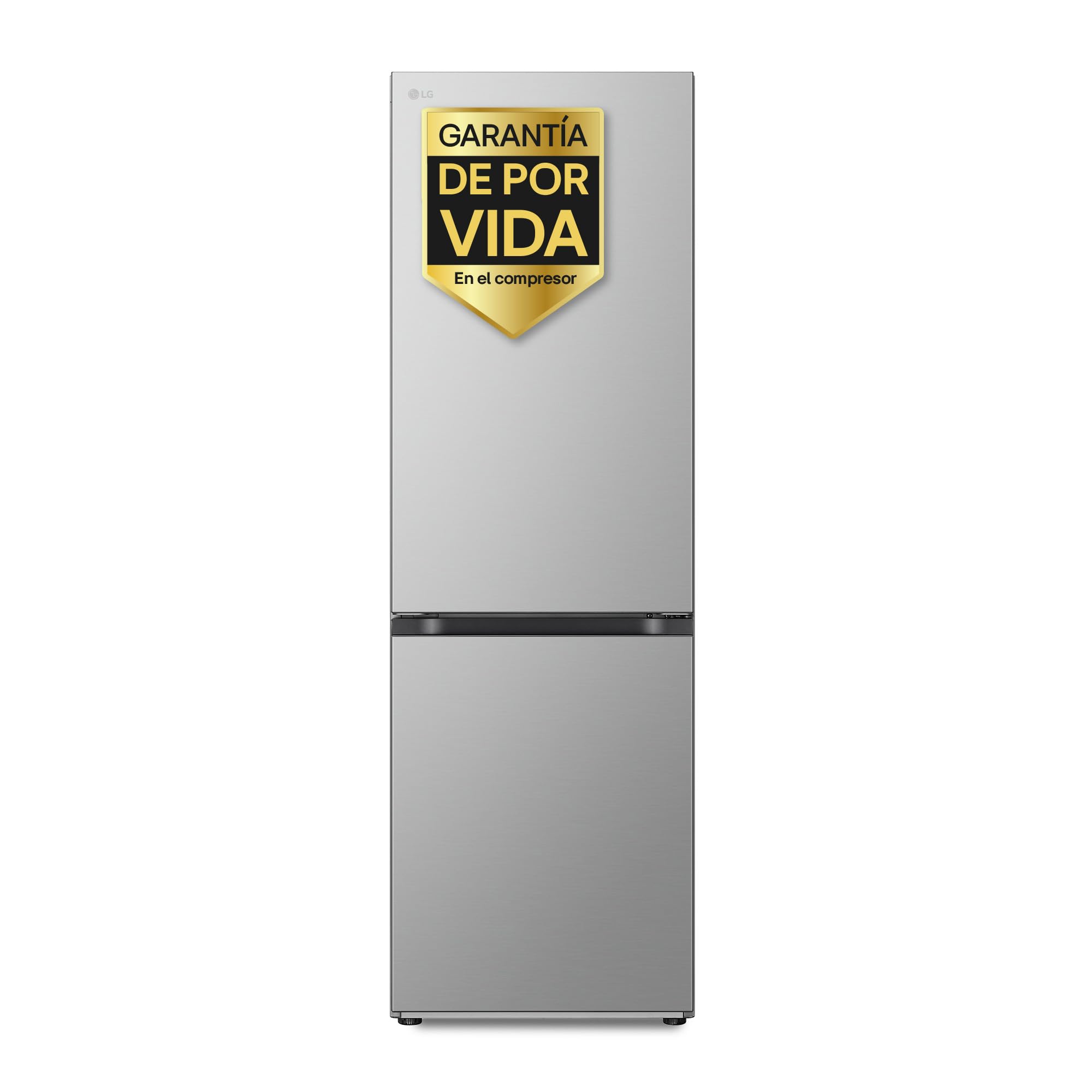 LG GBV5140CPY - Frigorífico Combi 2 Puertas, Door Cooling+, Clasificación C, Capacidad de 374L, Serie 500, 1,86m, Inox Antihuellas