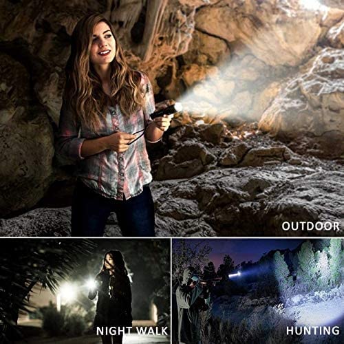 Tactical Flashlight 5 Pack Tac Light Torch Flashlight Tactical Flashlight Brightest Led Flashlight With 5 Modes Adjustable Waterproof Flashlight For Biking Camping #TOP5