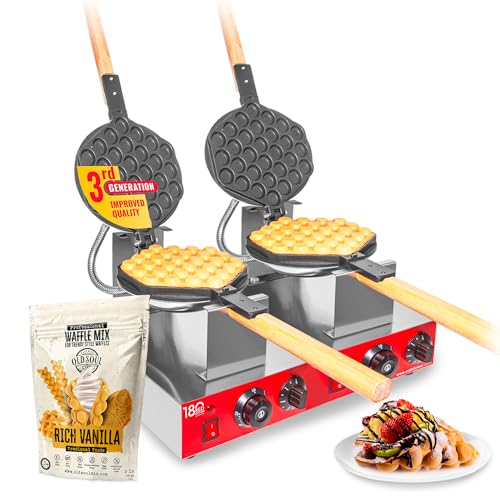ALDKitchen Bubble Waffle Maker Machine | Bubble...