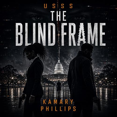 Diseño de la portada del título USSS: The Blind Frame