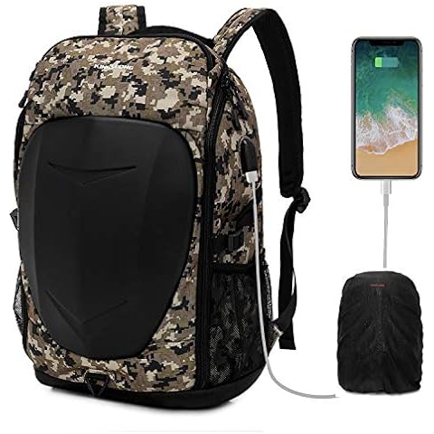 Mochila Táctica KINGSLONG Waterproof con USB y Gran Capacidad Cover