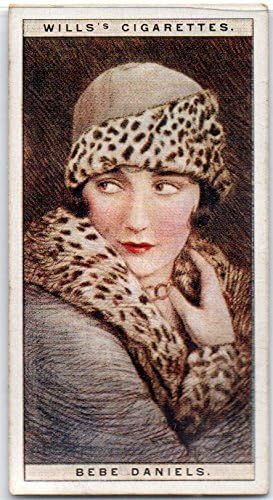 Bebe Daniels 1928 Wills Cigarettes Cinema Stars 8 Vg At Amazon S Entertainment Collectibles Store