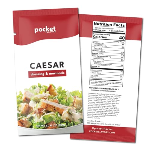 Pocket Flavors Caesar Dressing Pouches