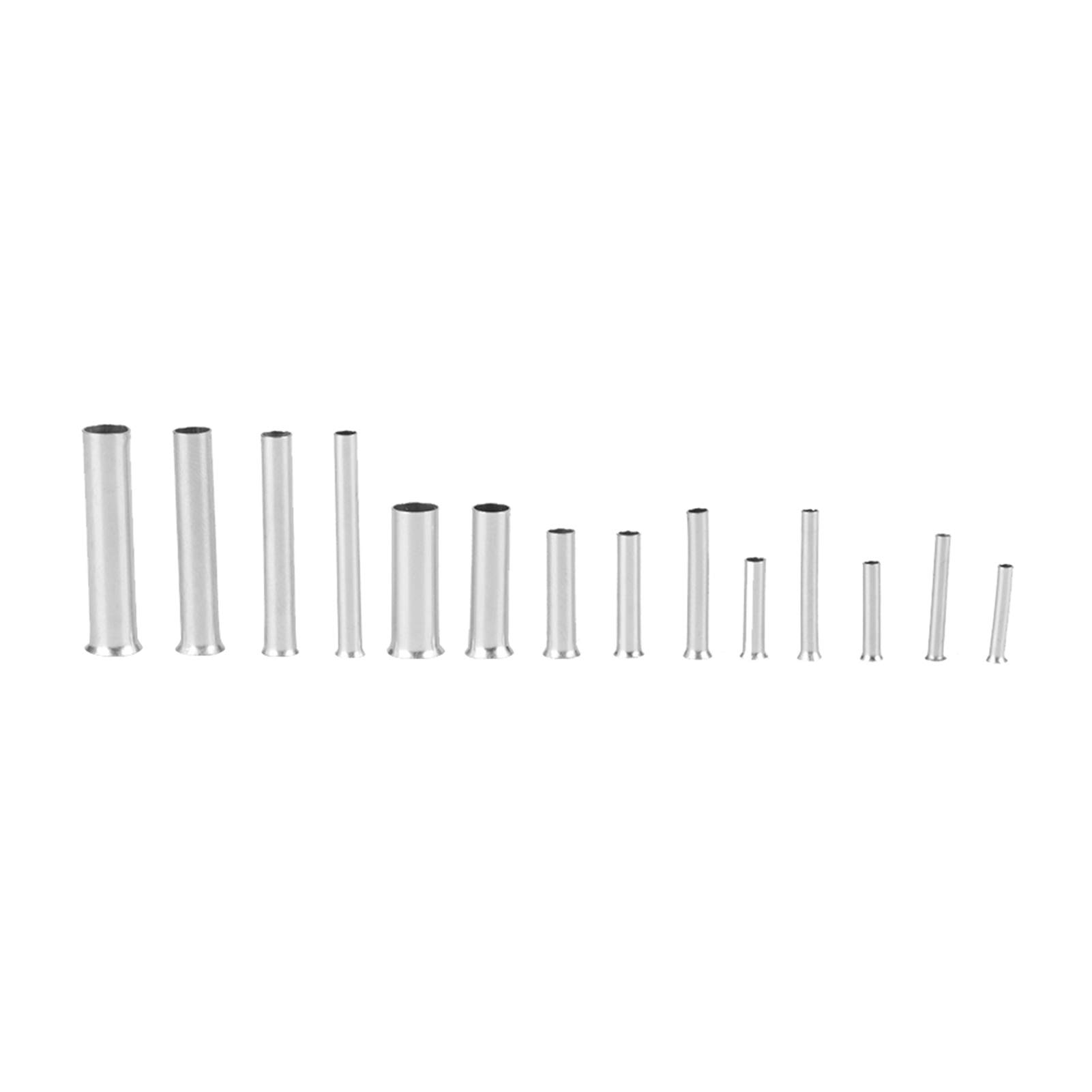 14 valeurs 10–22 AWG non isolés Virole Cuivre Bornes Assortiment kit pour fils câble 700 pcs