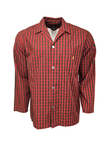 POLO RALPH LAUREN Men's Sleep Tops 100% Cotton P513HR Red (Large)