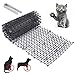 Produktbild NEWFUN Dornengitter Tier-Barriere,Katzen-Abwehrstreifen Tier Barriere mit Spikes,mit 8 U-Förmig Erdanker, 200 * 30cm Anti Katzen Netzwerk, für Garten Katzenabwehr Spikes Tiervertreiber