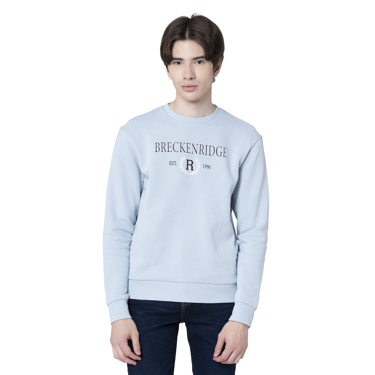 red tape Men's Light Blue Printed Sweatshirt - RWS0284M-L-picture-39