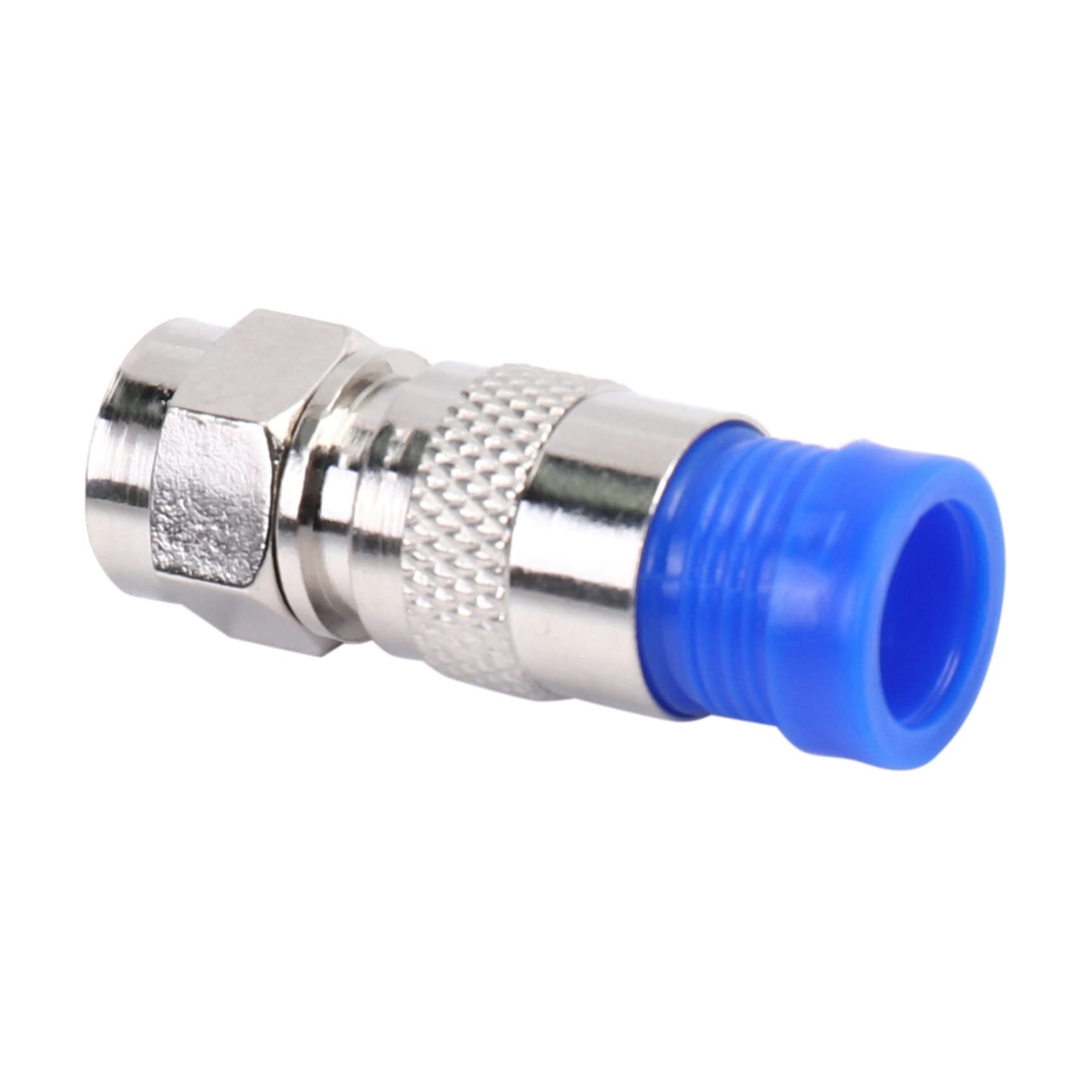 200Pièces Séries RG6 Connecteurs de Compression Câble Coaxial Connexion étanche F Connecteur de Compression RG6 Outil de Compression Coaxiale