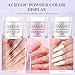 SAVILAND Acrylic Nail Kit for Beginners: Clear White Pink Acrylic Powder 0.5 Oz Each, 1.7 fl oz Acrylic Liquid, #8/10/14 Brushes, 100Pcs Nail Forms & Manicure Tools Professional Nail Kit Acrylic Set