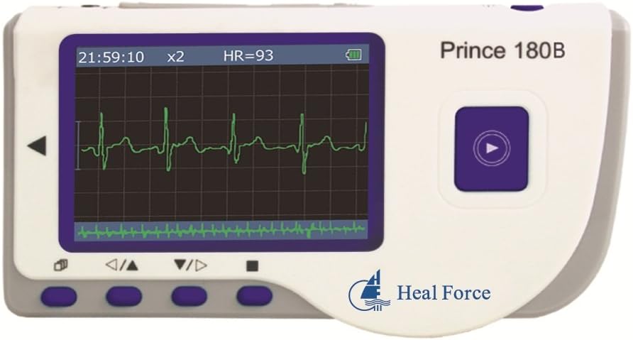 Prince 180BC Colour Handheld ECG Monitor + Software + PC Link
